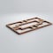 Ekena Millwork Extra Small Hastings Decorative Fretwork Wood Wall Panels, Red Oak, 4 7/8"W x 7 3/8"H x 3/8"T WALW08X08X0375HASRO - alternate 2